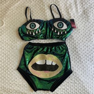 Two-piece sequin set